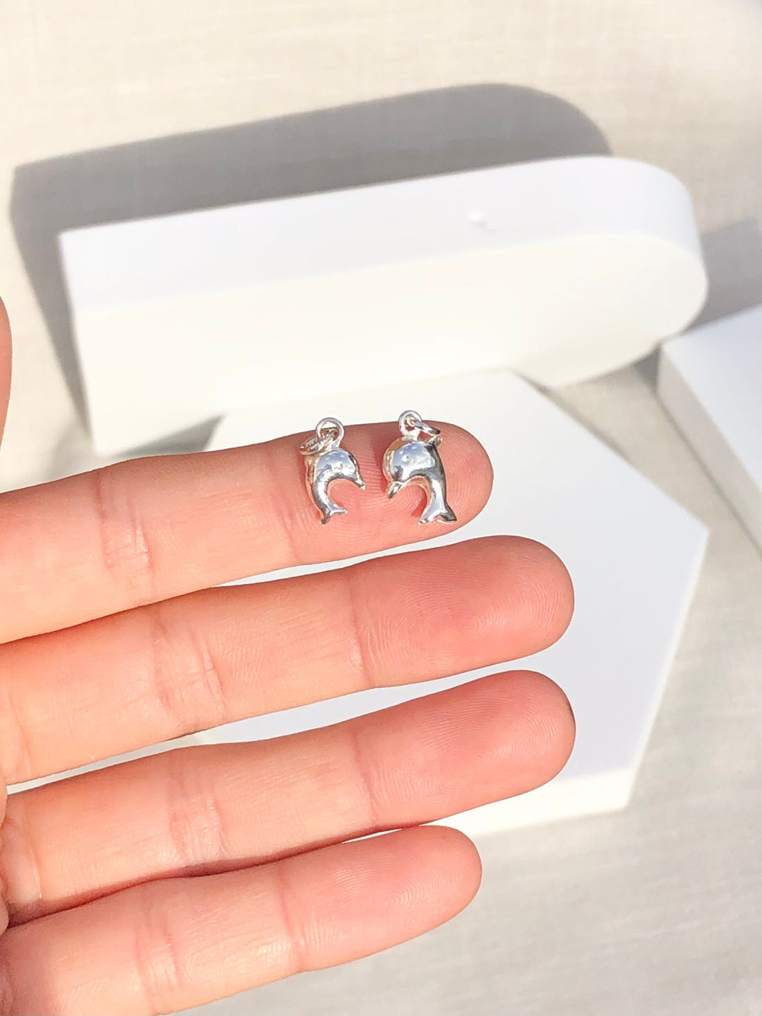 925 Sterling silver solid dolphin pendant, baby dolphin pendant, dolphin pendant, mother day gift, fish pendant, dolphin gift lover