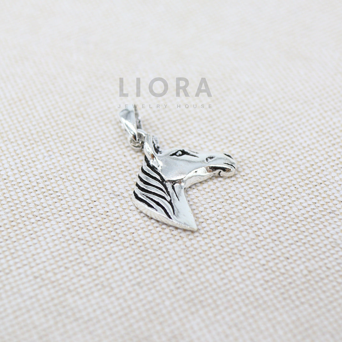 925 Sterling Silver Horse Pendant, Horse Charm, Silver Horse, Horse Gift