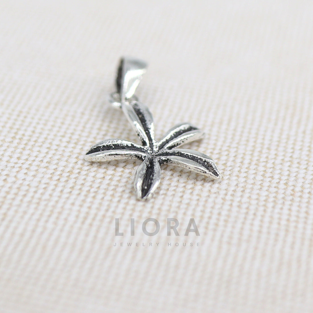 925 Sterling Silver Flower Pendant, Flower Pendant, Small Flower Charm