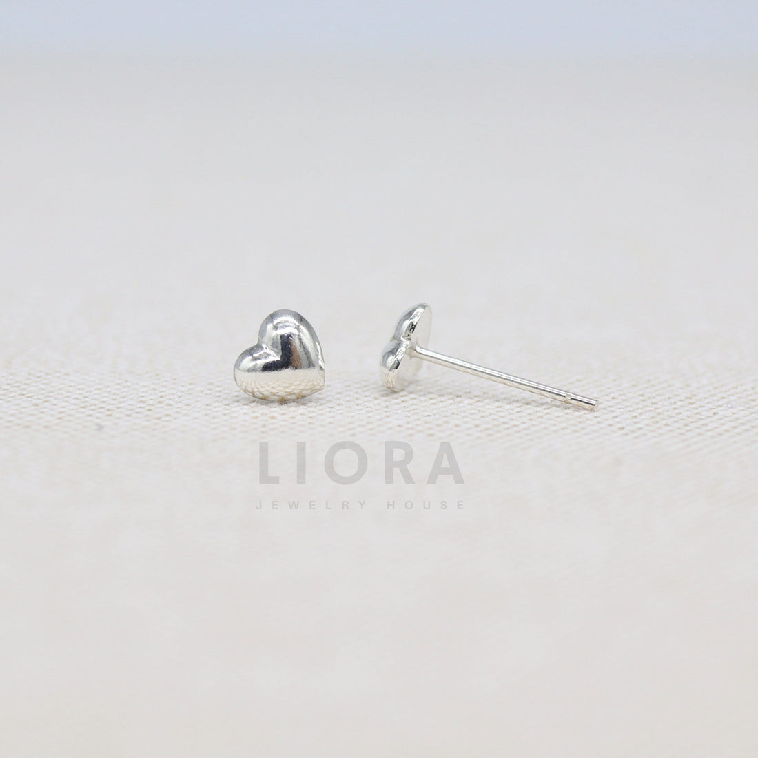 925 Sterling Silver Small Heart Stud Earrings, Heart Earrings, Heart Studs, silver Heart Earrings, Heart Gift, Heart Jewellery
