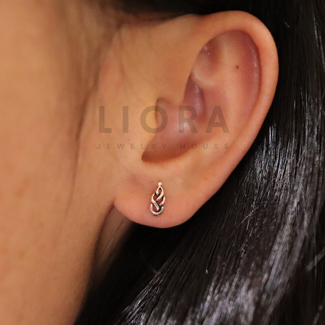 925 sterling silver Celtic knot stud earrings, celtic knot earrings, celtic knot studs, silver celtic knot, knot earrings, celtic symbol