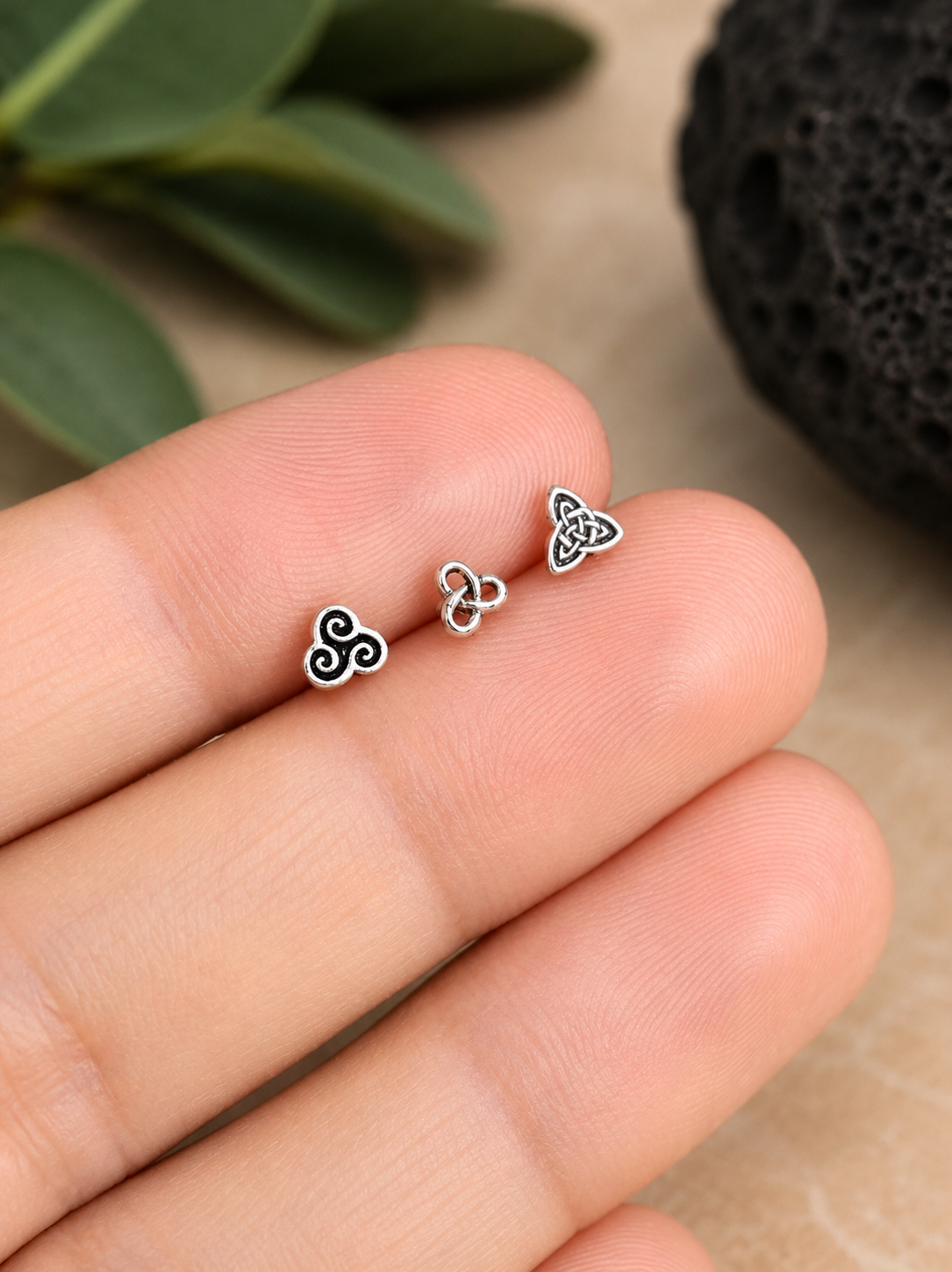 Celtic Knot Stud Earrings