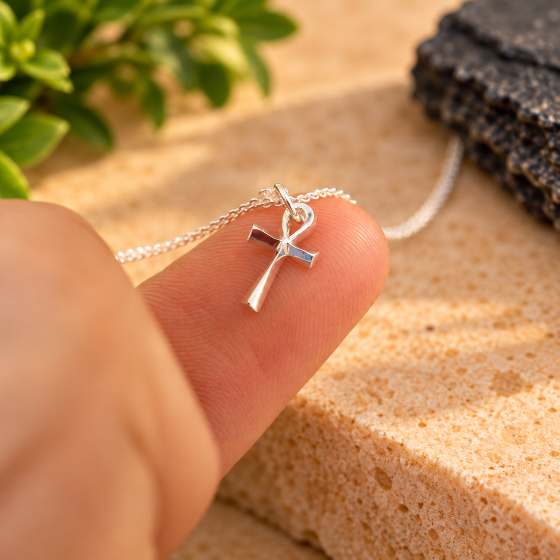 Ankh Cross Pendant Necklace
