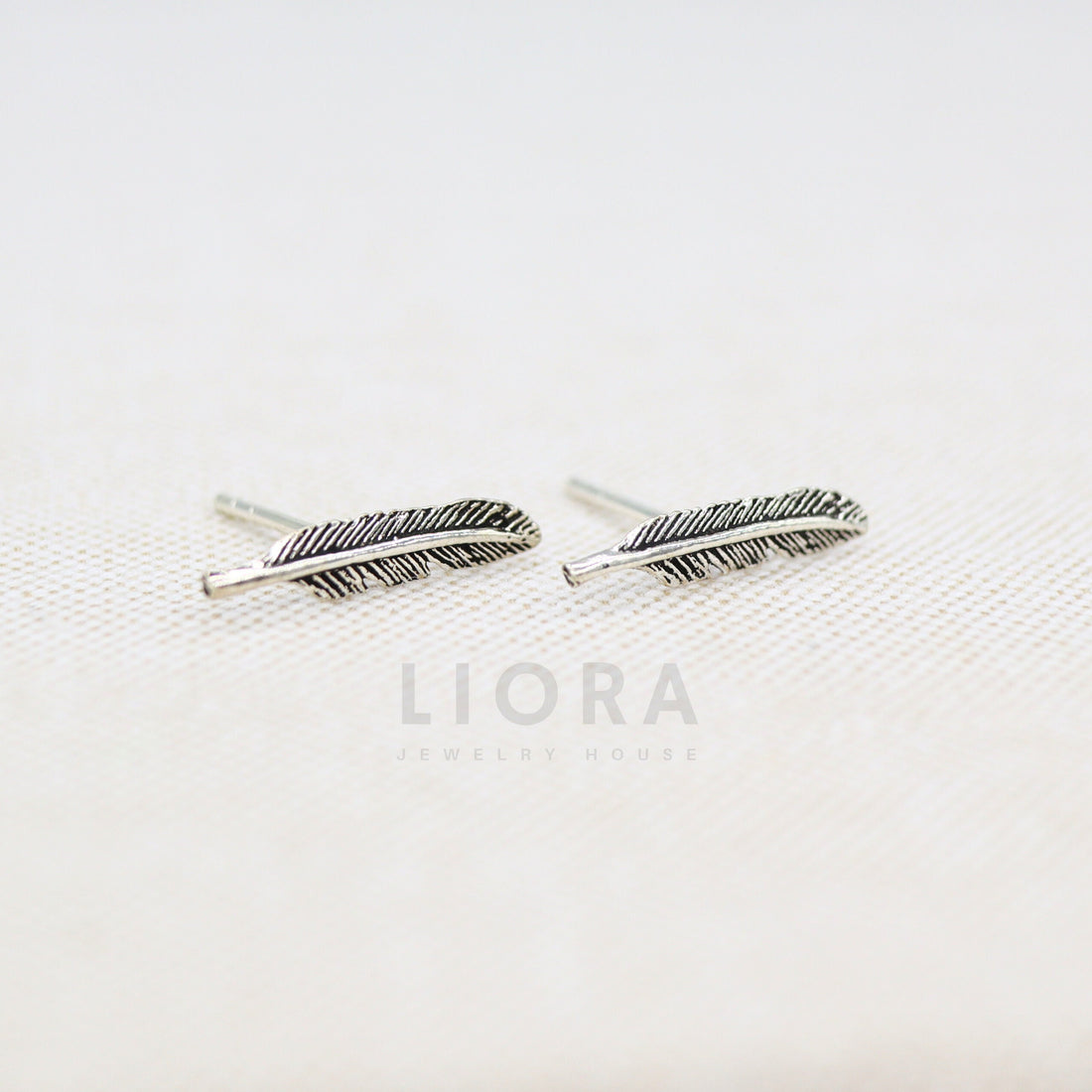925 Sterling Silver Feather Stud Earrings, Feather Earrings, Feather Studs, Bird Earrings, Boho Earrings