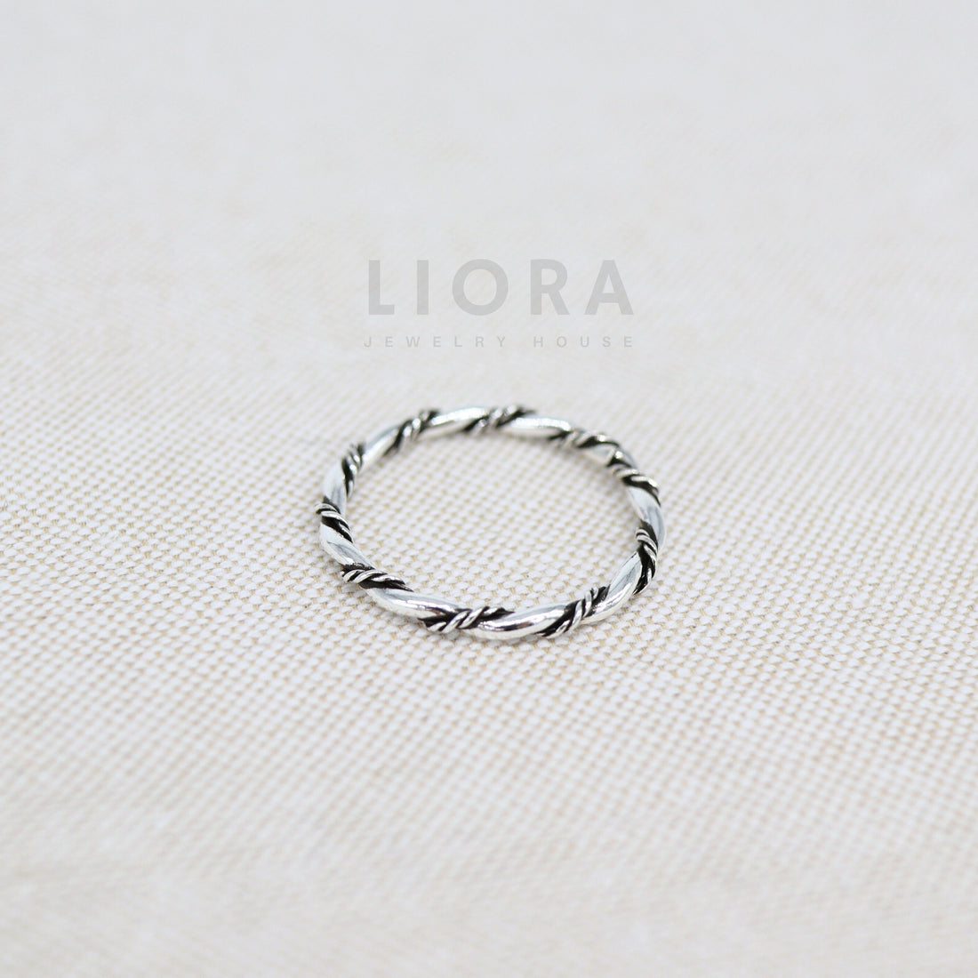 925 Sterling Silver Twisted Ring, Twisted Rope Ring, Double Twisted Ring, Rope ring, Twisted Ring, Stacking Ring