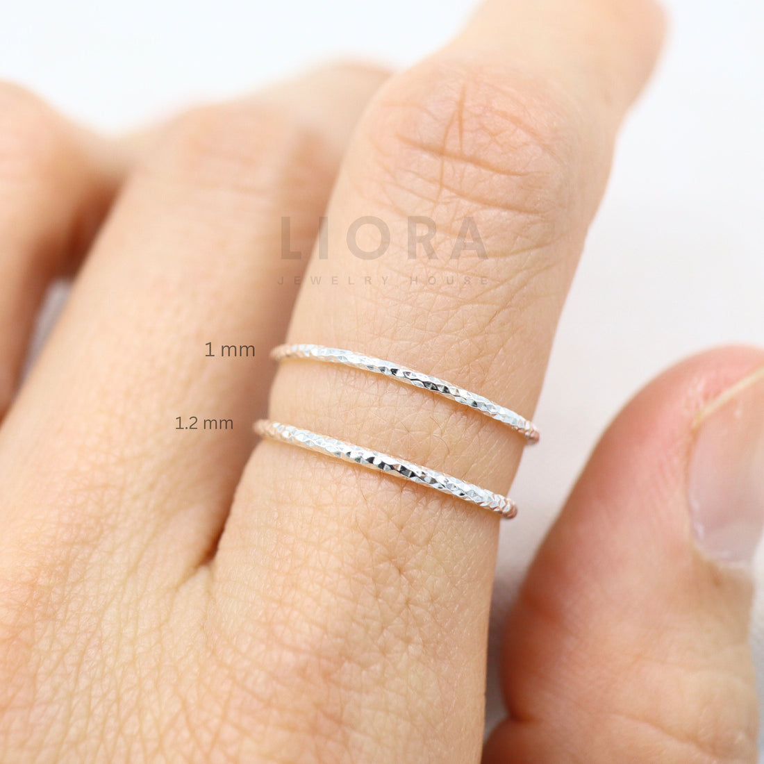 925 Sterling silver diamond cut textured ring, band ring,diamond cut ring, diamond cut stacking ring, stackable rings, sparkle stacking ring