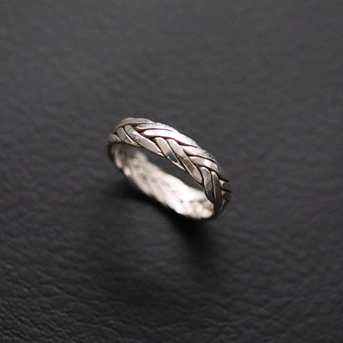 925 Sterling Silver Braided Ring, Double Braided Ring, Rope ring, Thick Ring, Silver Ring, Band Ring, Gift for Her/ Him, Silver Ring