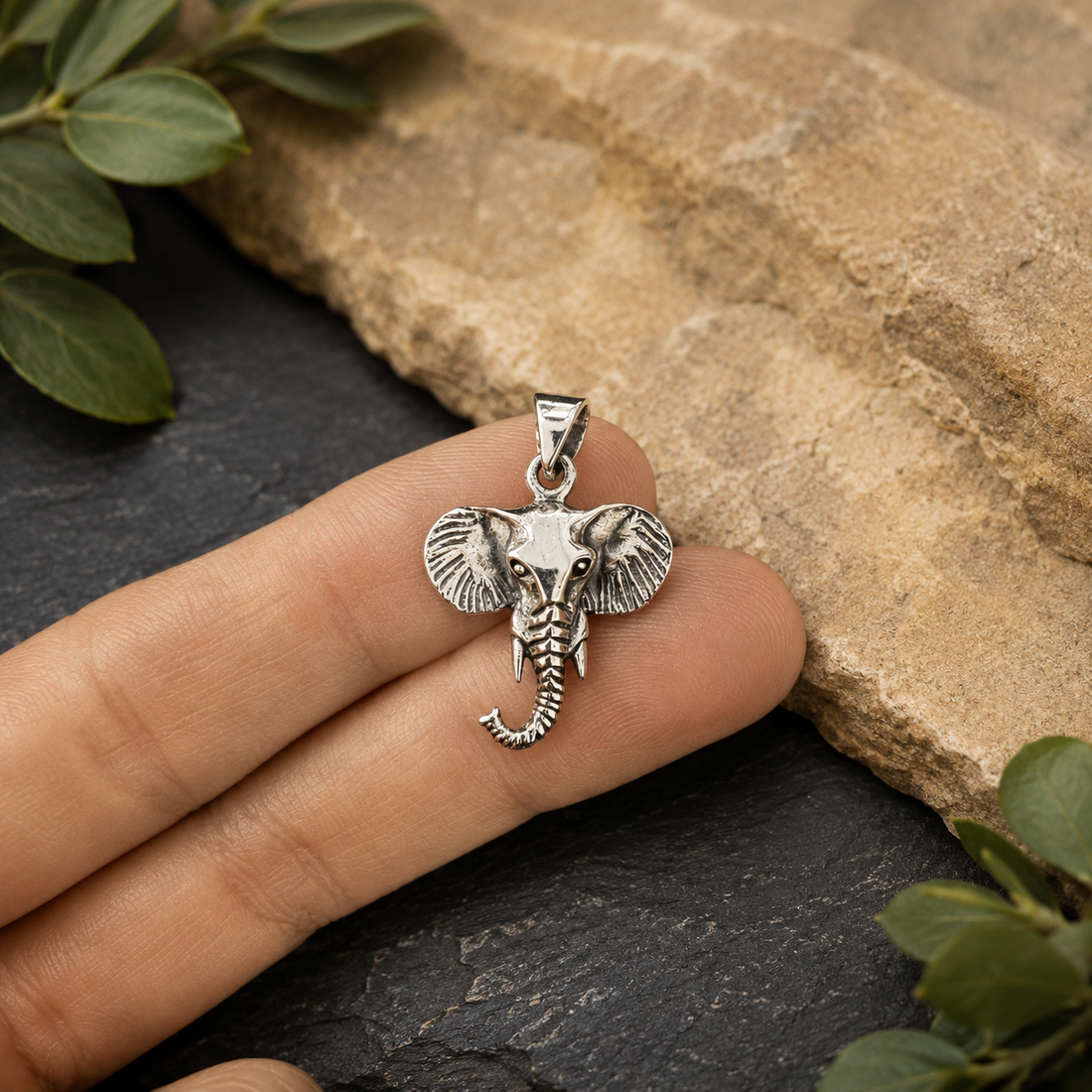 Elephant Head Pendant