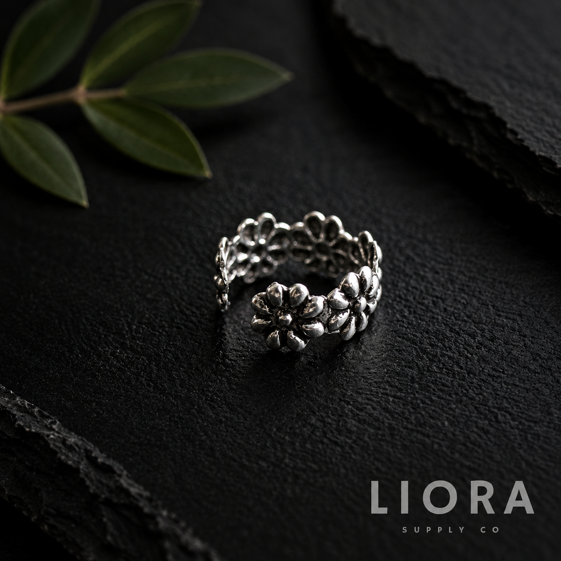 Flower Ear Cuff | No Piercing Floral Cartilage Clip
