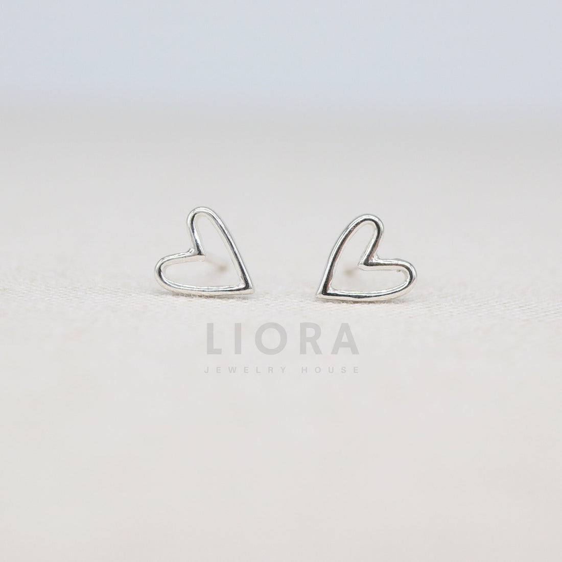 925 Sterling Silver Heart Earrings, Hand Draw Heart Earrings, Heart Studs, Heart Jewelry, Heart Gift
