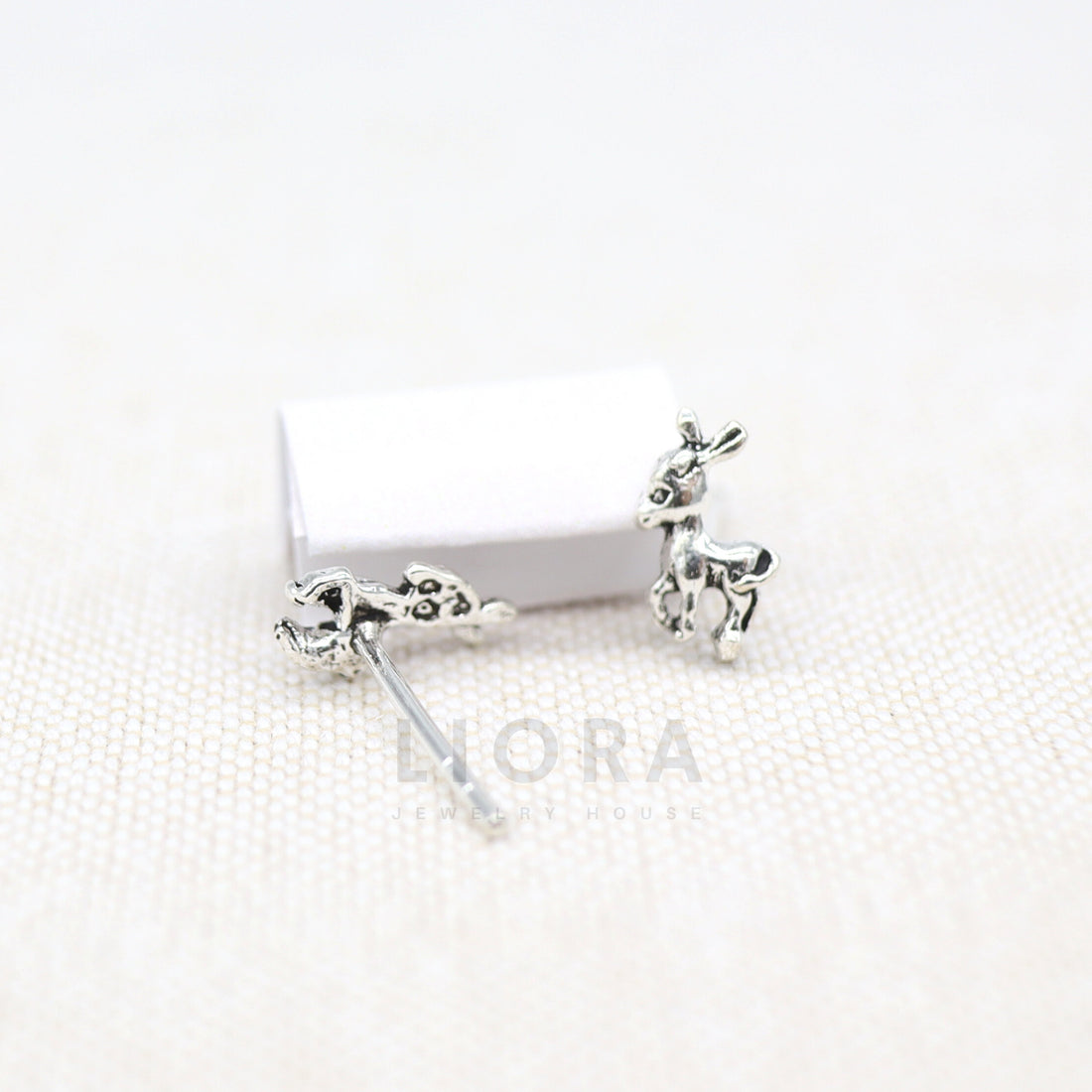925 Sterling Silver Donkey Stud Earrings, Donkey Earrings, Small Donkey Earrings, Animal Earrings, Donkey Gift, Kid Earrings