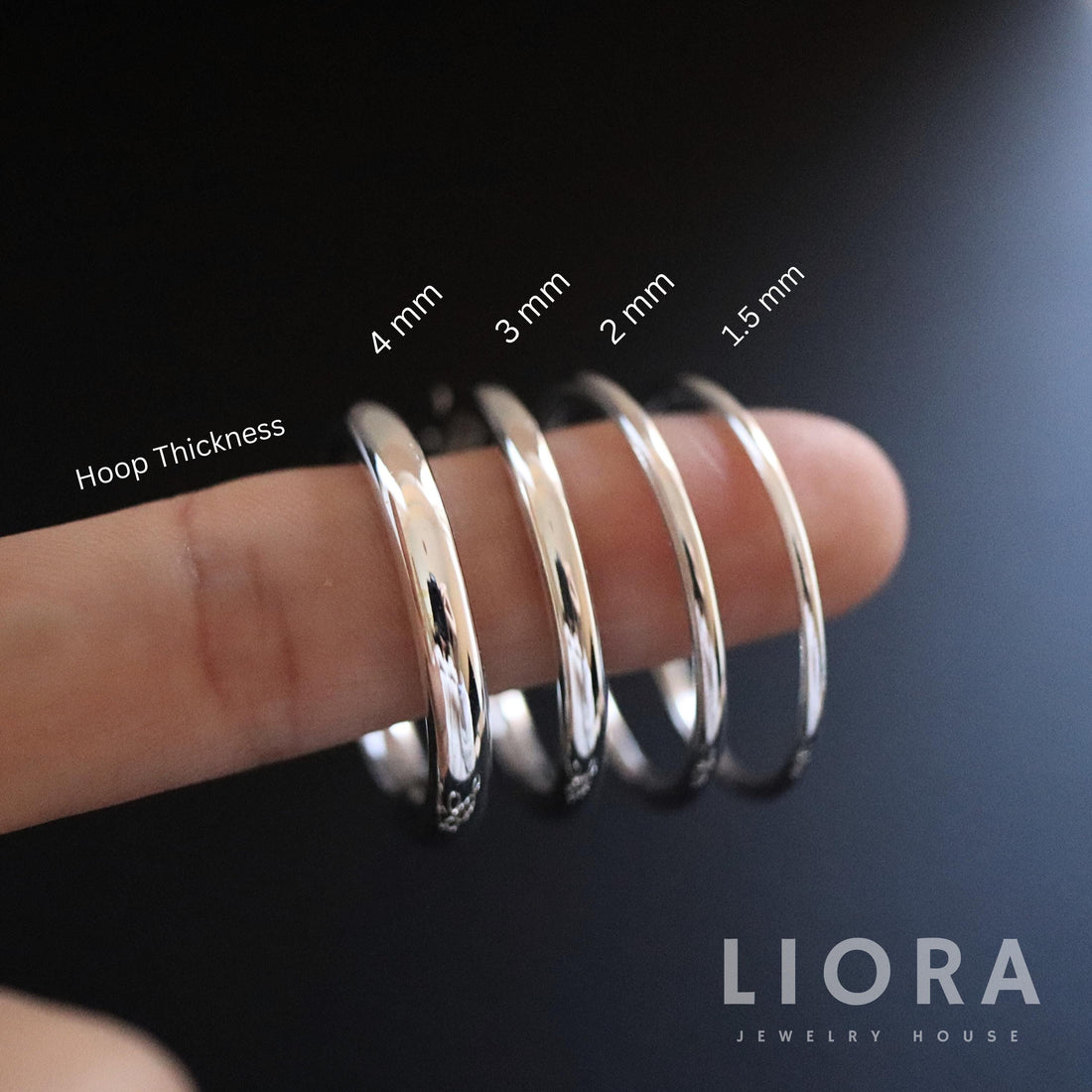 925 Sterling Silver Hoop Earrings, Thick Solid Hoops, Large hoops, Chunky Hoops, Oversize Hoops, Small Hoop, Sleeper Hoop, thin Hoop Earring