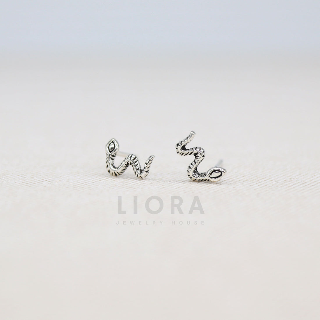 925 Sterling Silver Snake Stud Earrings, Snake Earrings, Snake Gift, Snake Jewellery, Small Snake Studs