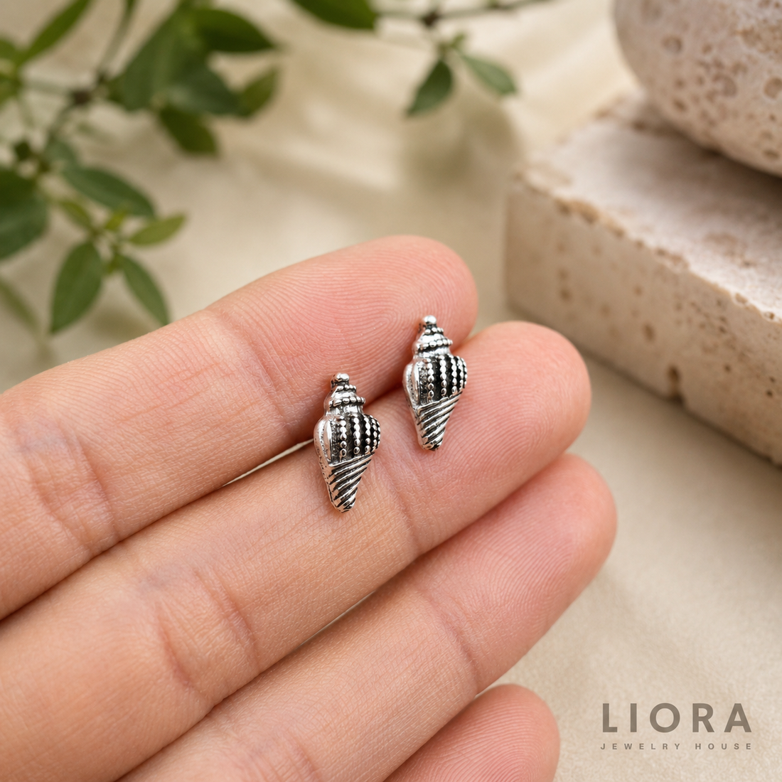 Seashell Stud Earrings