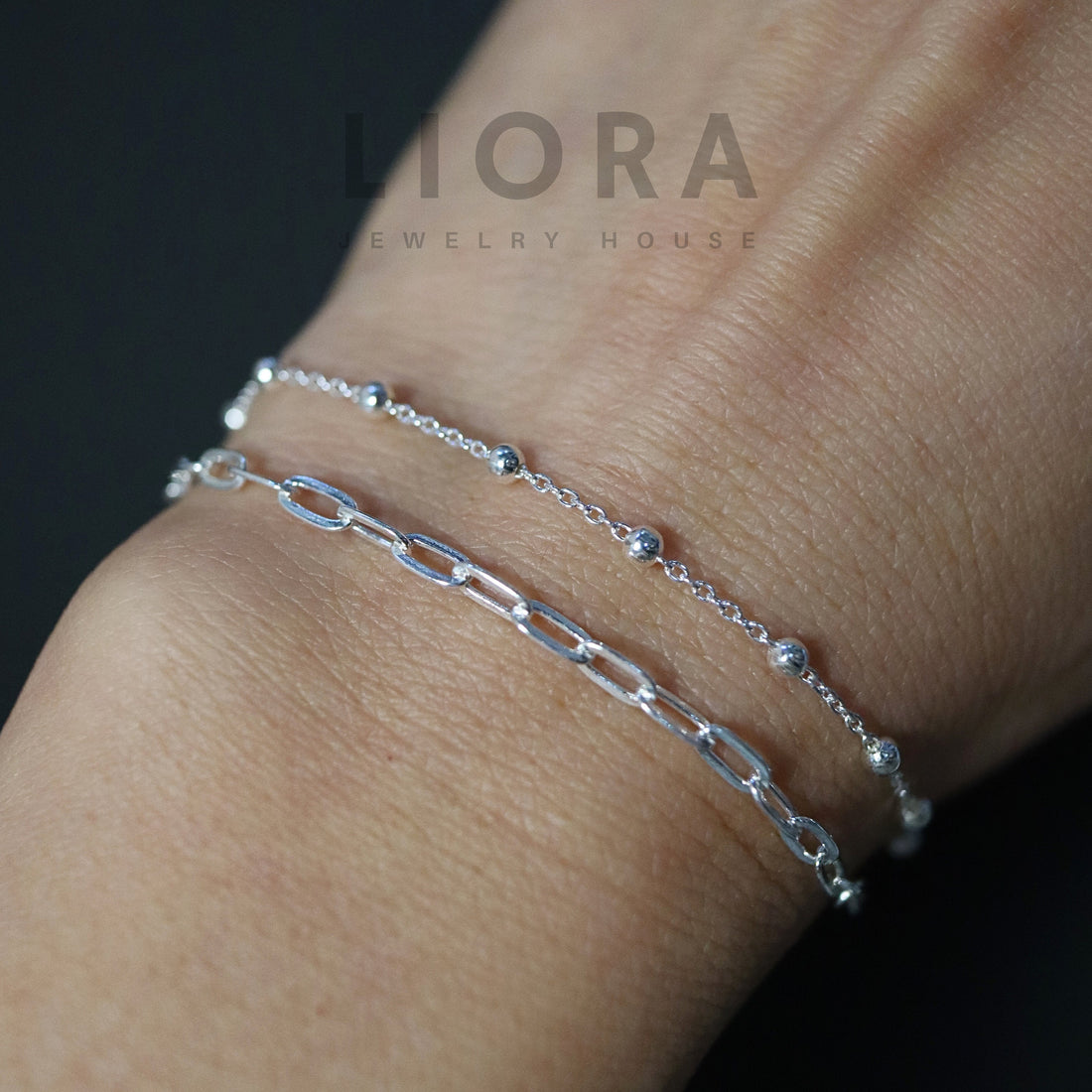 925 Sterling Silver Mini Ball Bracelet, Bead Bracelet, Silver Bead Bracelet, Ball Bracelet, Adjustable Bracelet, Gift for her, Ball Chain