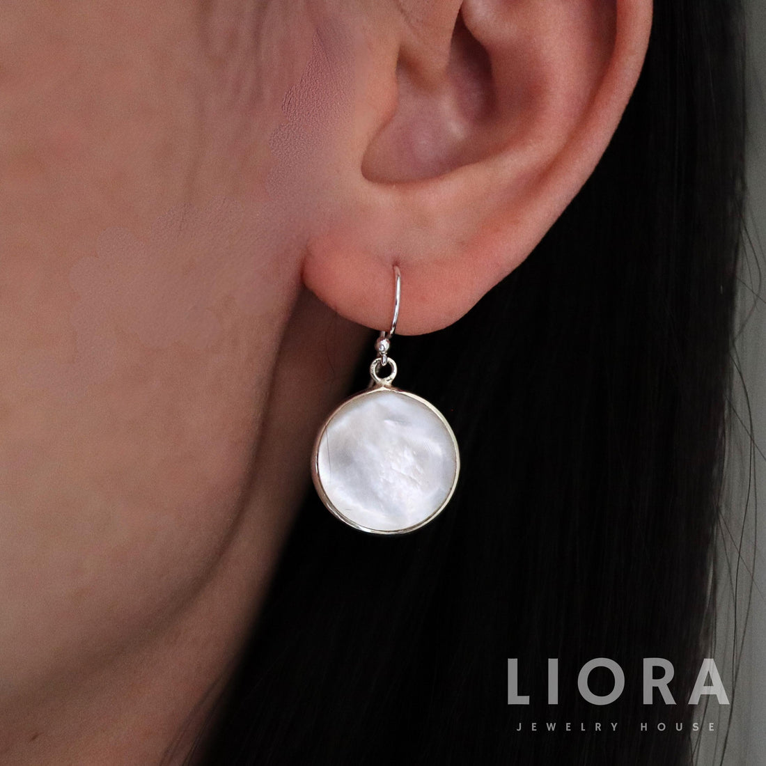Abalone & Freshwater Pearl Round Jewellery Set