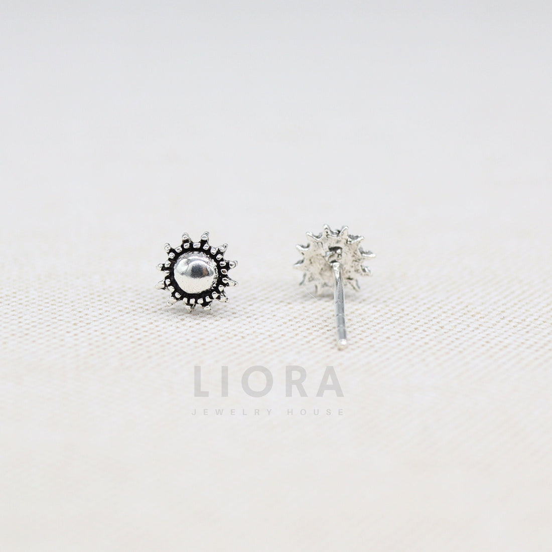 925 Sterling Silver Sun Stud Earrings, Boho Sun Earrings, Sun earrings, Sun Jewellery, Sun Gift