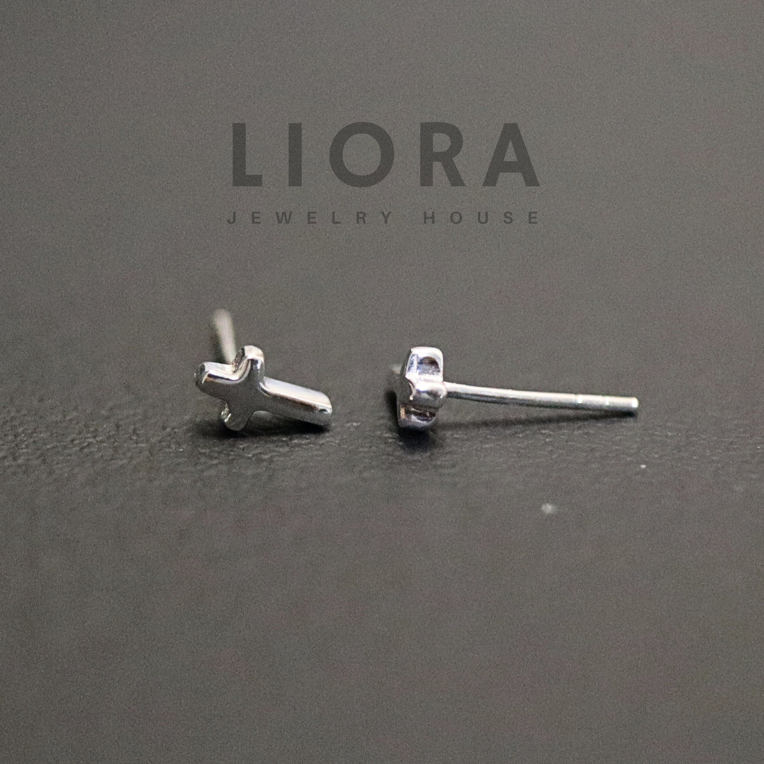 925 Sterling Silver Cross Stud Earrings, Cross Earrings, Small Cross Earrings, Thick Cross, Cross Studs, Cross Gift, Cross Jewelry