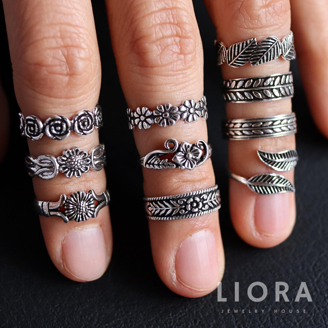 925 Sterling Silver Toe Ring, Midi ring, Knuckle Ring, Flower Toe Ring, Turtle Ring, Adjustable Ring, Little finger ring, Kid Ring