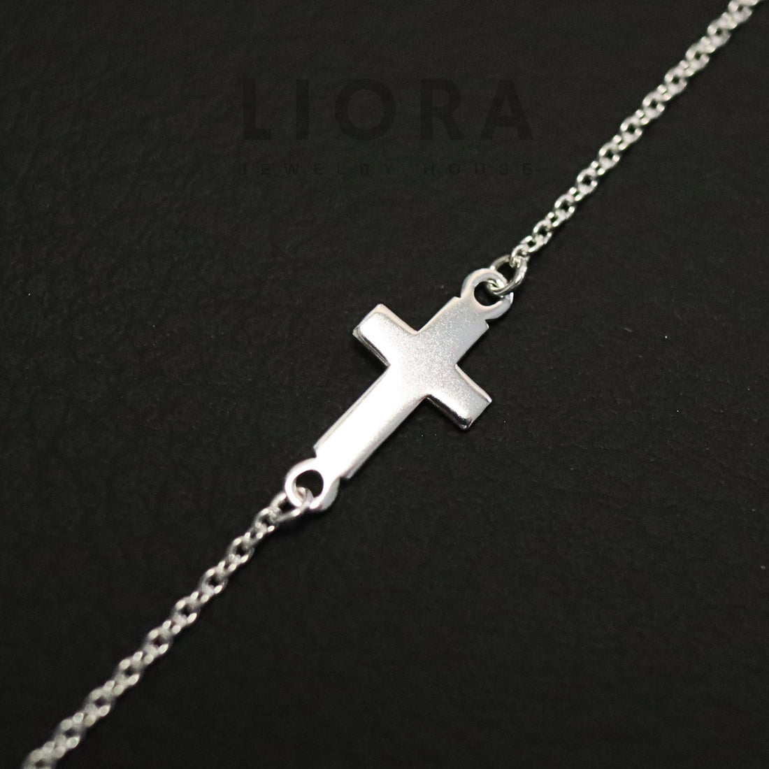 925 Sterling Silver Cross Bracelet, Silver Cross Bracelet, Adjustable Bracelet, Men women Bracelet, Gift for him, Christian Catholic Jewelry