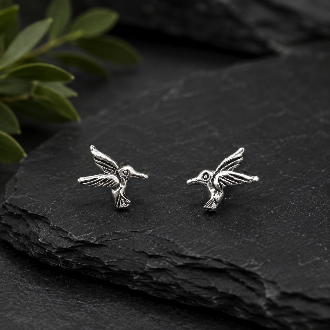 Humming Bird Stud Earrings