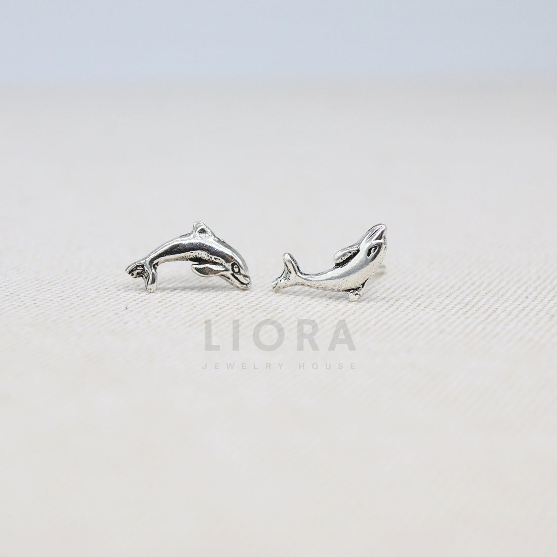 925 Sterling Silver Dolphin Stud Earrings, Dolphin Earrings, Dolphin Studs, Dolphin Gift, Dolphin Jewellery, Animal Earrings