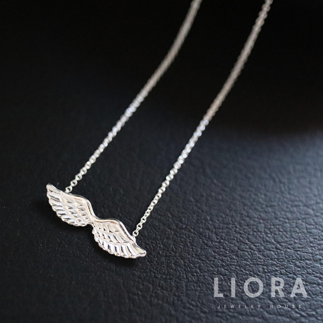 925 Sterling silver Angel Wing Pendant Necklace, Wing Necklace, Wing Pendant, Angel Necklace, Wing Jewelry Gift for Her, Angel Gift
