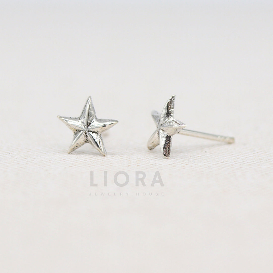 925 Sterling Silver Star Stud Earrings, Star Earrings, Small Star Earrings