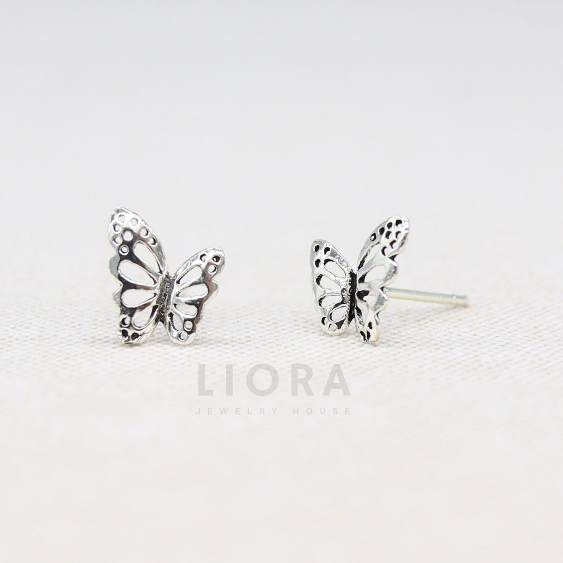 925 Sterling Silver Butterfly Stud Earring, Boho Butterfly Earrings, Butterfly Earrings, Butterfly Gift, Animal Earrings
