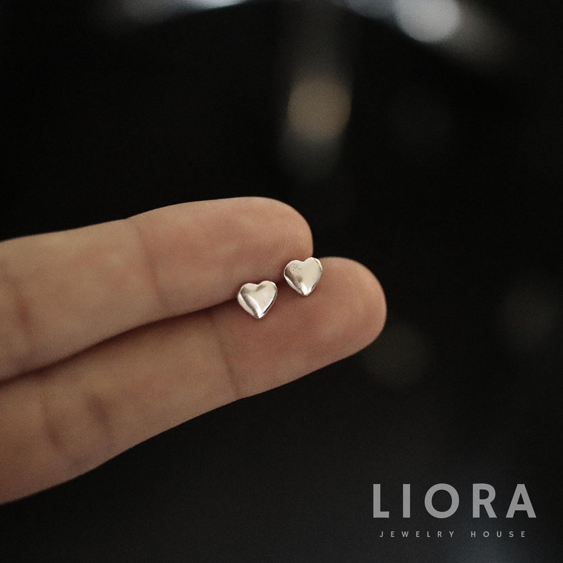 925 Sterling Silver Small Heart Stud Earrings, Heart Earrings, Heart Studs, silver Heart Earrings, Heart Gift, Heart Jewellery