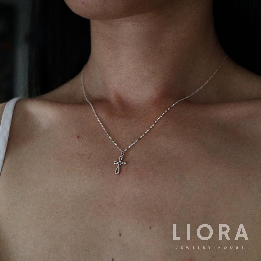925 Sterling Silver Infinity Loop Cross Pendant Necklace, Cross Pendant, Small Cross Necklace, infinity Cross Pendant, Christian cross