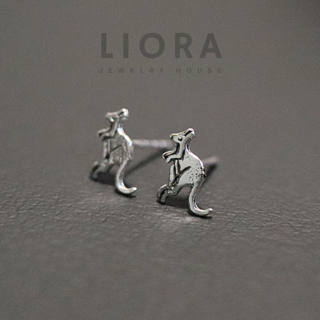925 Sterling Silver Kangaroo Stud Earrings, Kangaroo Earrings, Kangaroo Gift, Australian Animal, Animal Earrings, Kid Earrings
