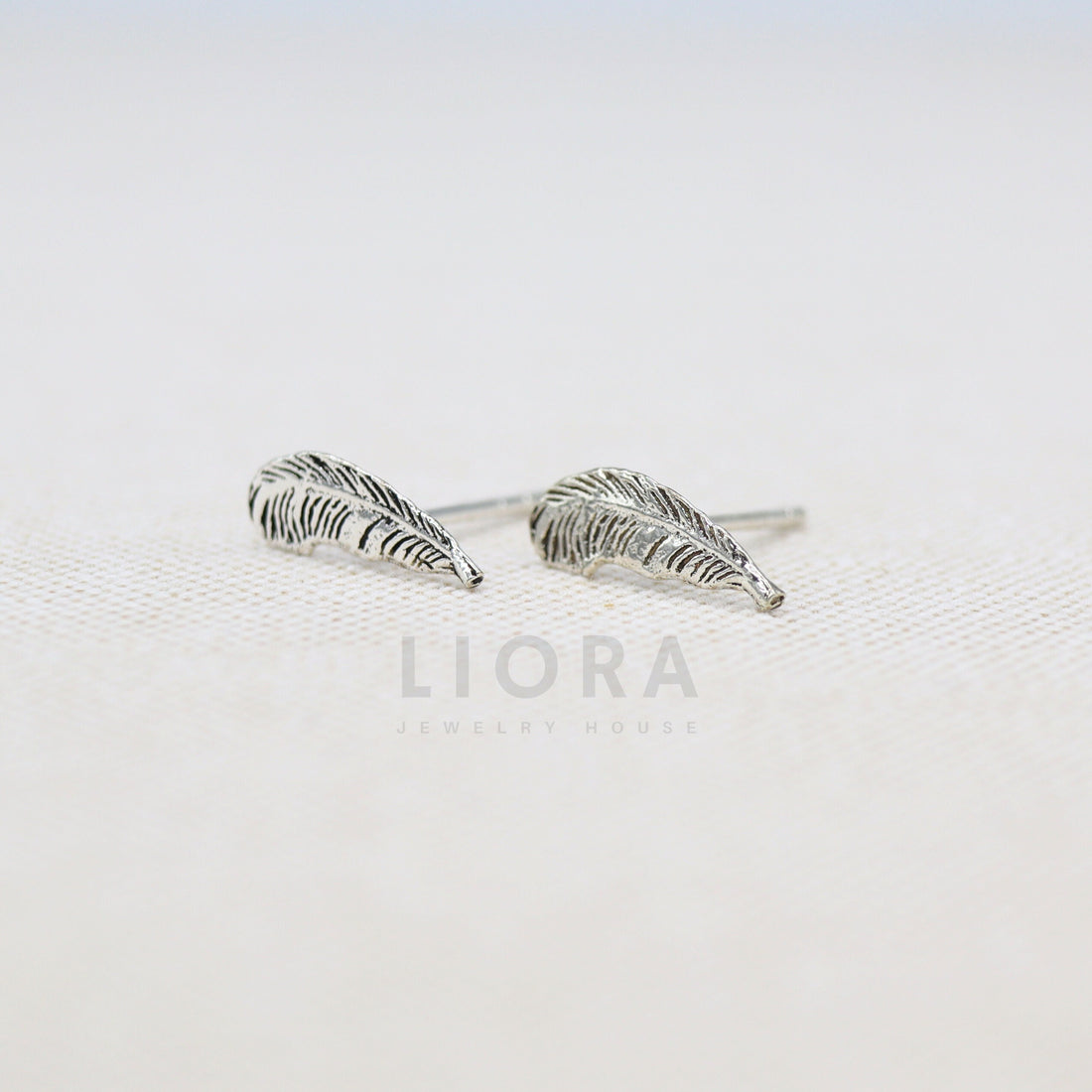 925 Sterling Silver Feather Stud Earrings, Feather Earrings, Boho Earrings, Feather Jewellery, Hippie Earrings, Feather Gift
