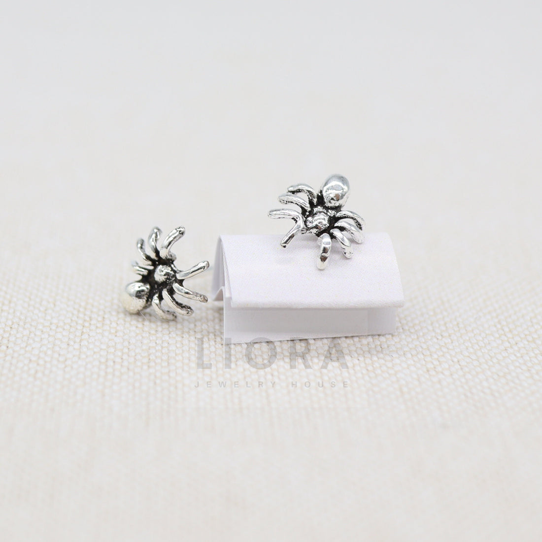 925 Sterling Silver Spider Stud Earrings, Spider Earrings, Spider Gift, Animal Earrings, Halloween Earrings, Insect Earrings