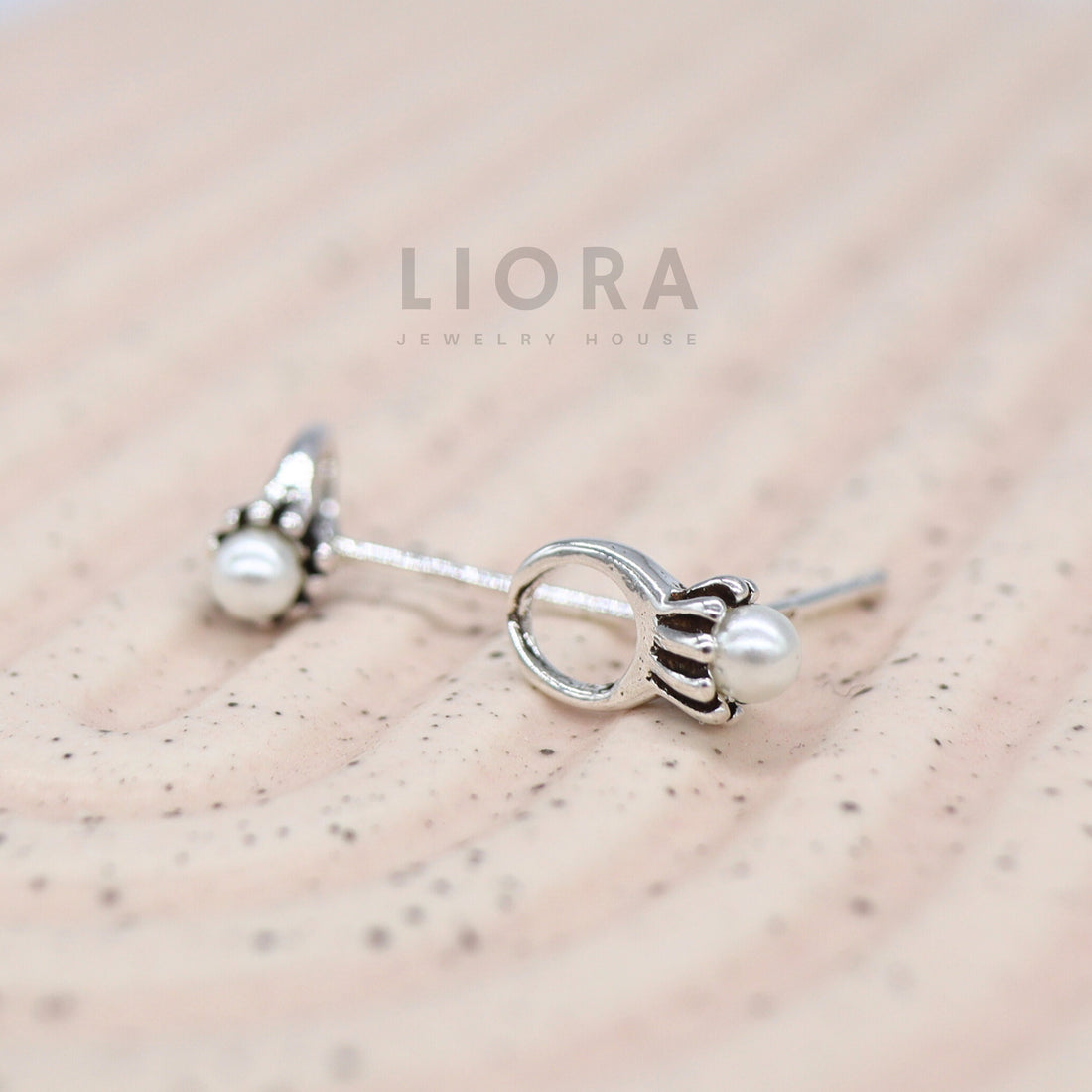 925 Sterling Silver Ring Stud Earrings, Small Ring Earrings, Ring studs