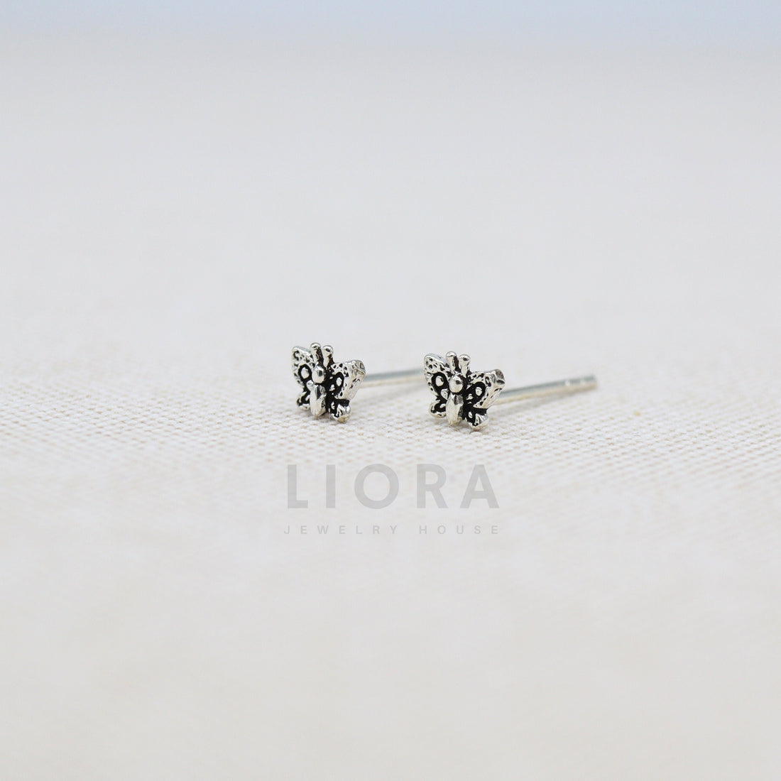 925 Sterling Silver Tiny Butterfly Stud Earrings, Butterfly Earrings, Insect Earrings, Butterfly Gift, Butterfly Jewellery, Animal Earrings