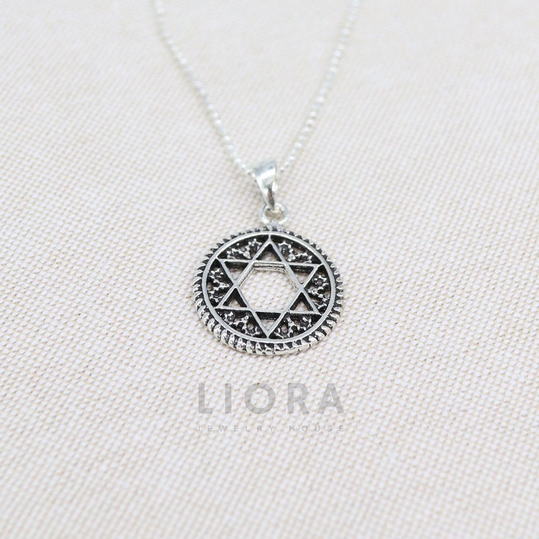 925 Sterling Silver Pentagram Pendant, Pentagram Charm, Pentagram Necklace, Pentagram Gift