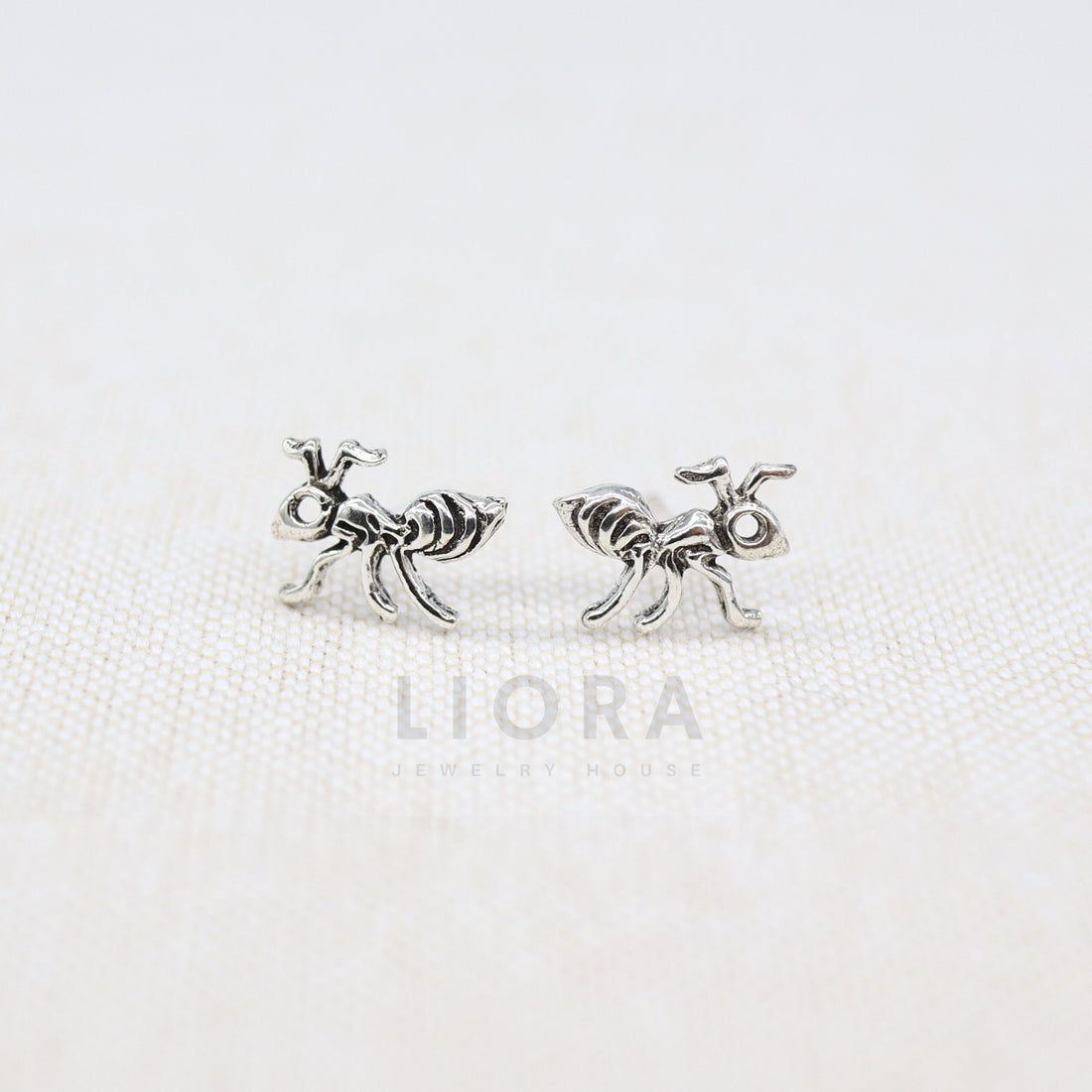 925 Sterling Silver Ant Stud Earrings, Ant Earrings, Insect Earrings, Ant Jewellery, Ant Gift, Animal Earrings