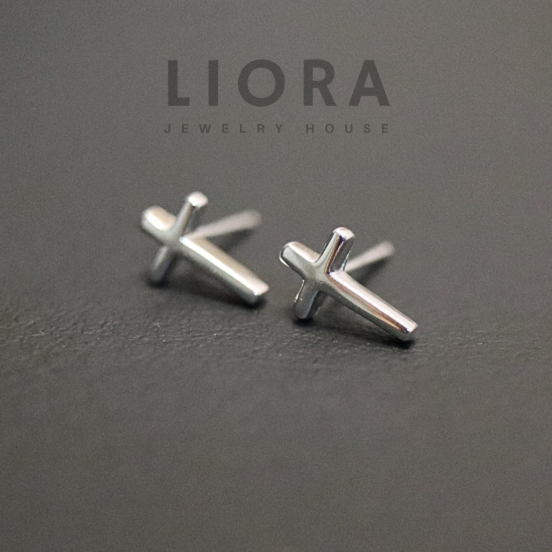 925 Sterling Silver Cross Stud Earrings, Cross Earrings, Small Cross Earrings, Thick Cross, Cross Studs, Cross Gift, Cross Jewelry