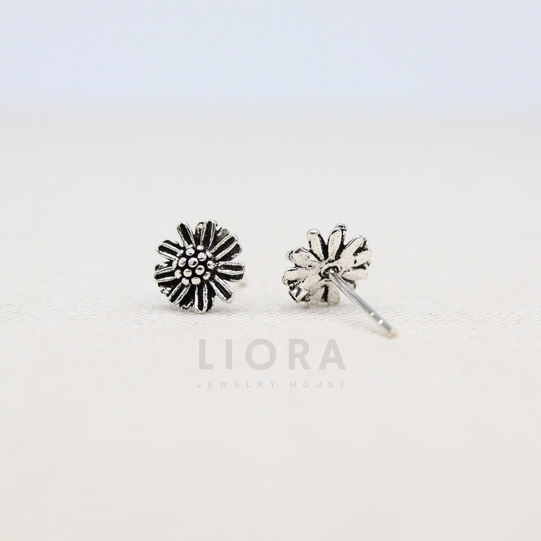 925 Sterling Silver Daisy Stud Earrings, Daisy Earrings, Flower Earrings, Daisy Gift