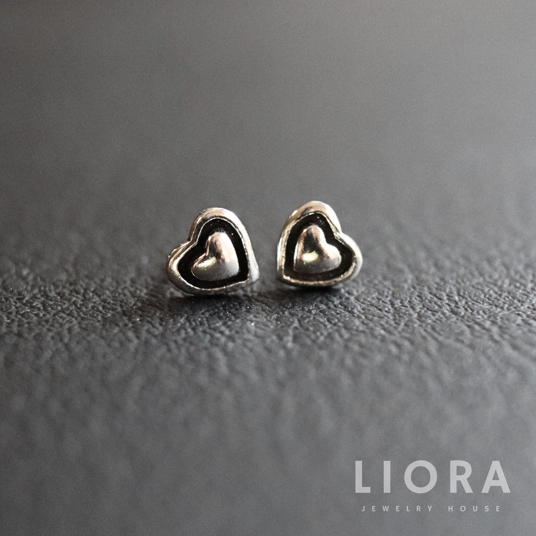 925 Sterling Silver Small Heart Stud Earrings, Heart Earrings, Heart Studs, silver Heart Earrings, Heart Gift, Heart Jewellery