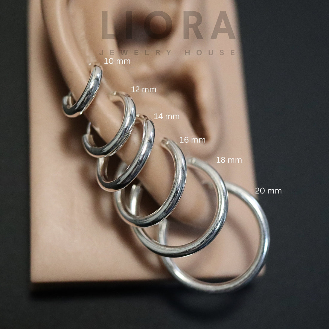 925 Sterling Silver 2 mm Thick Hoop Earrings, Silver Hoop Earrings, Thick Hoop Earrings, Simple Hoop Earrings, Plain Hoop Earrings