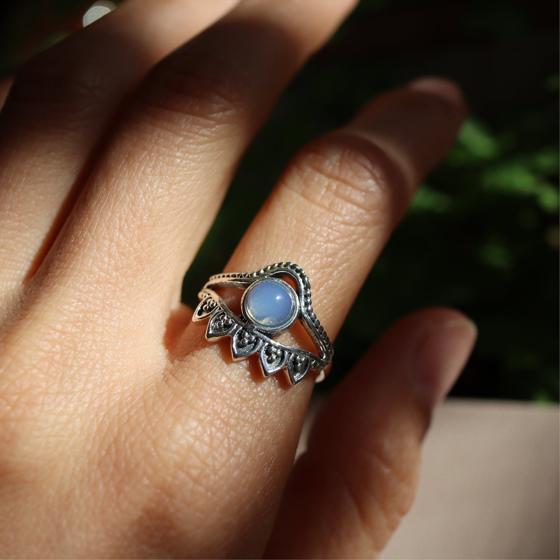 Moonstone Silver Statement Ring, Gemstone Ring, Handcrafted Ring, Moonstone Ring, Eye Ring, Boho Ring, Stackable Ring, Vintage ring, Ring