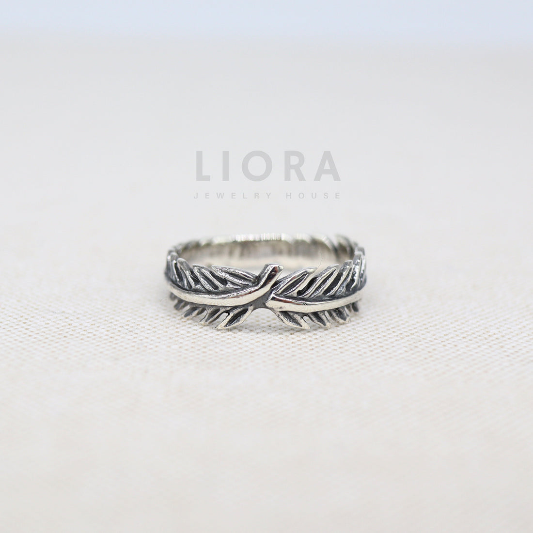 925 Sterling Silver Olive Branch Ring, Olive Ring, Leaf Ring, Silver Olive Ring, Olive Gift, Git For Mom
