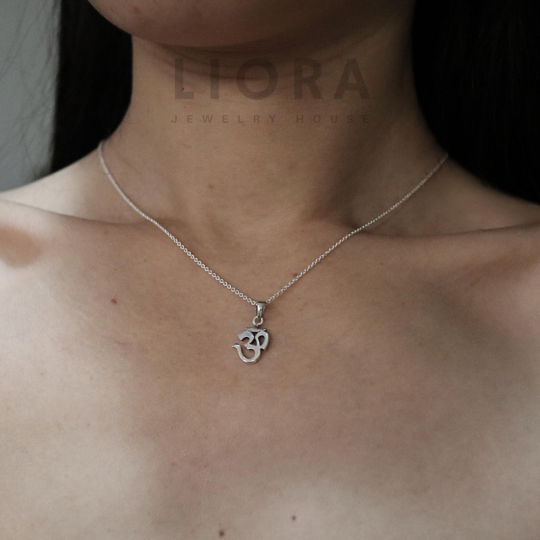 925 Sterling Silver Om Necklace, Om Pendant, Om Sign Necklace, Hinduism Religion, Om Necklace, Lord Symbol Pendant, Om Jewelry, Om Gift