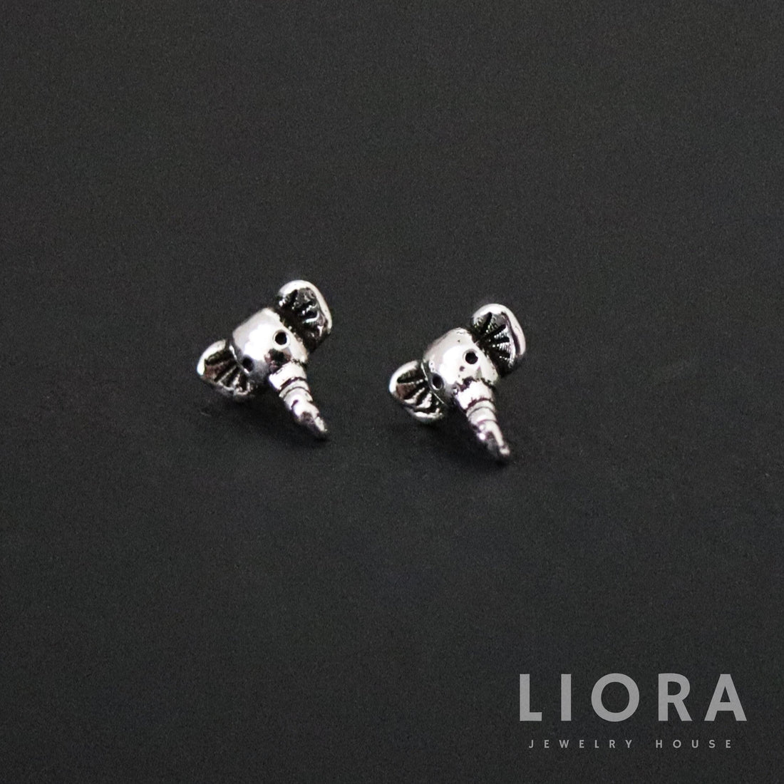 925 Sterling Silver Elephant Stud Earrings, Elephant Earrings, Elephant Studs, Elephant Gift, Animal Earrings, Elephant lover gift